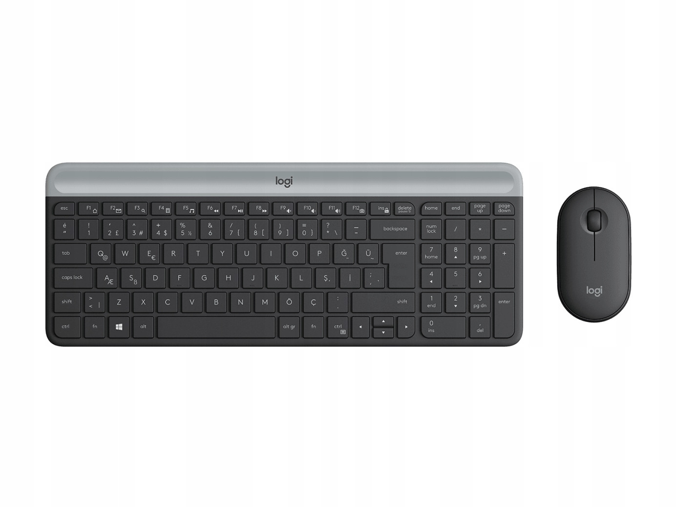 Bezdrátová klávesnice Logitech myš MK470 2,4GHz Spolehlivá Sada