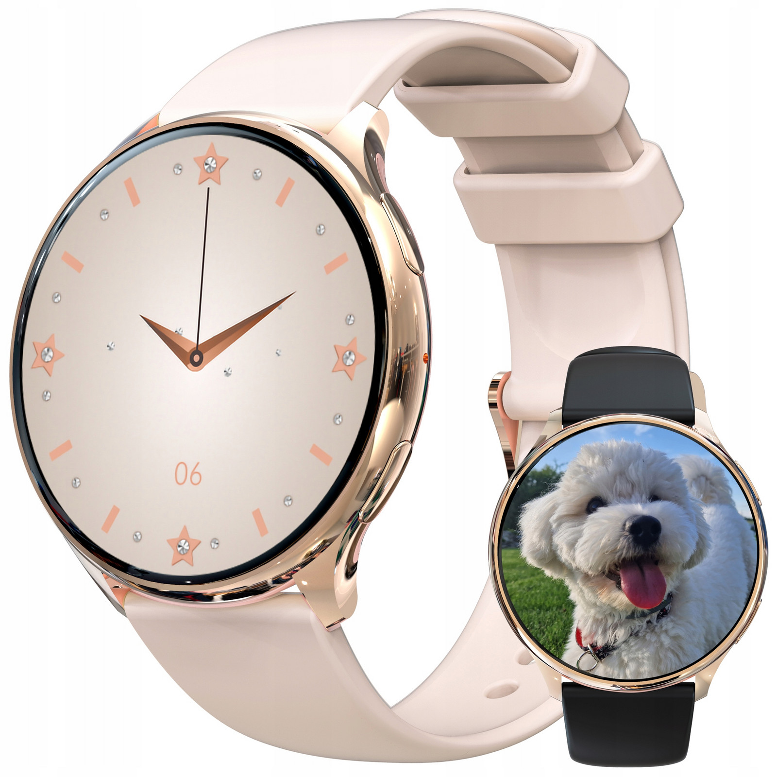 Chytré Hodinky Dámské Hodinky Menu Pl Upozornění Hovory Smart Watch 4 Řemínky