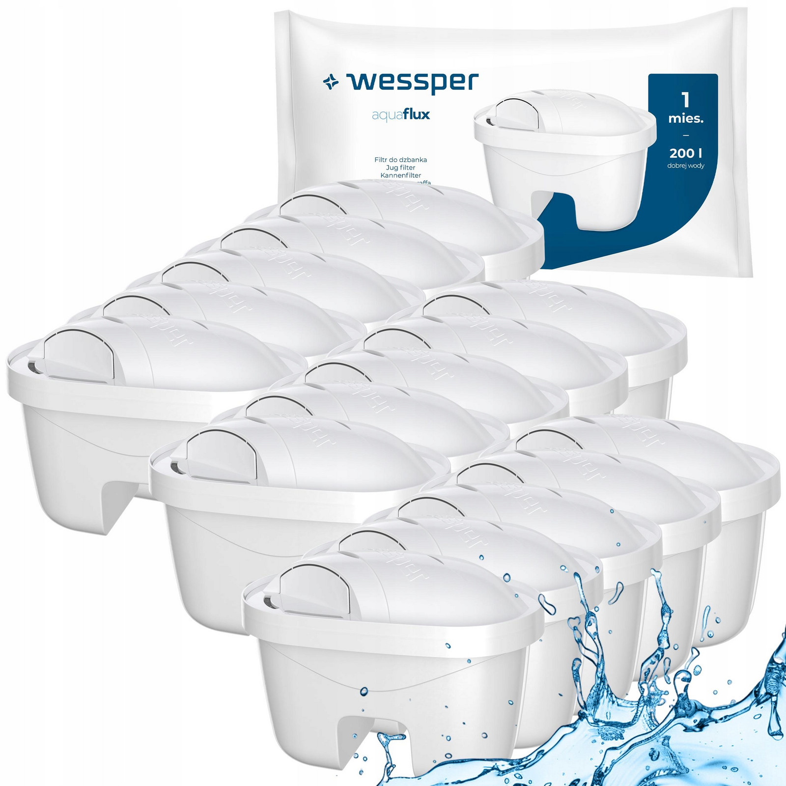 Wessper Aquaflux filtr do filtrační konvice Laica náhrada Biflux 15x