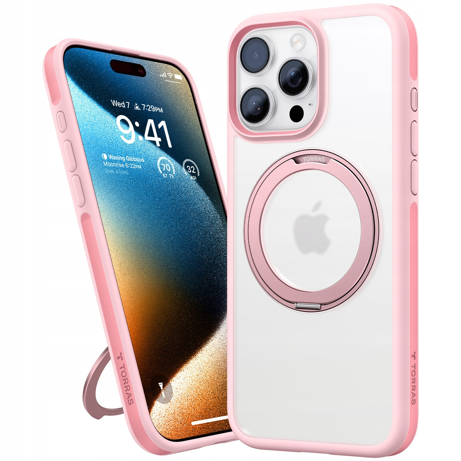 Torras Ostand R Fusion Pouzdro Case Magsafe Pro Iphone 16 Pro Max Se stojánkem