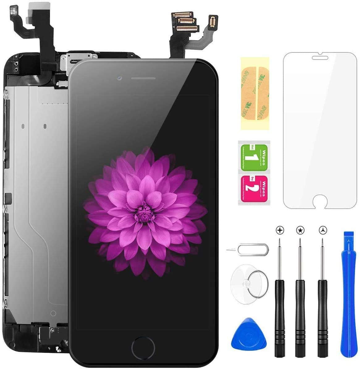 LCD displej Digitizer iPhone 6 4,7'' sklo ochranná sada