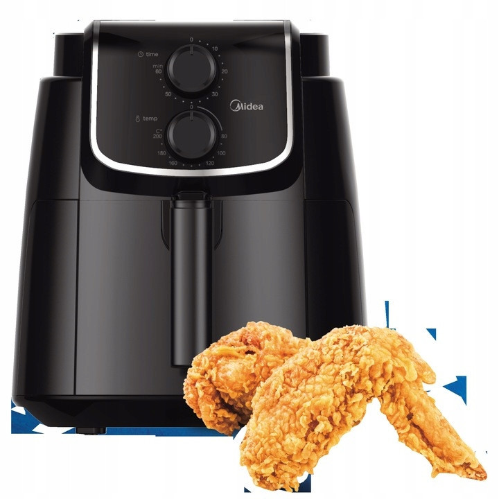 Vzduchová Beztuková fritéza air fryer Midea MF-TN35D2 1500W