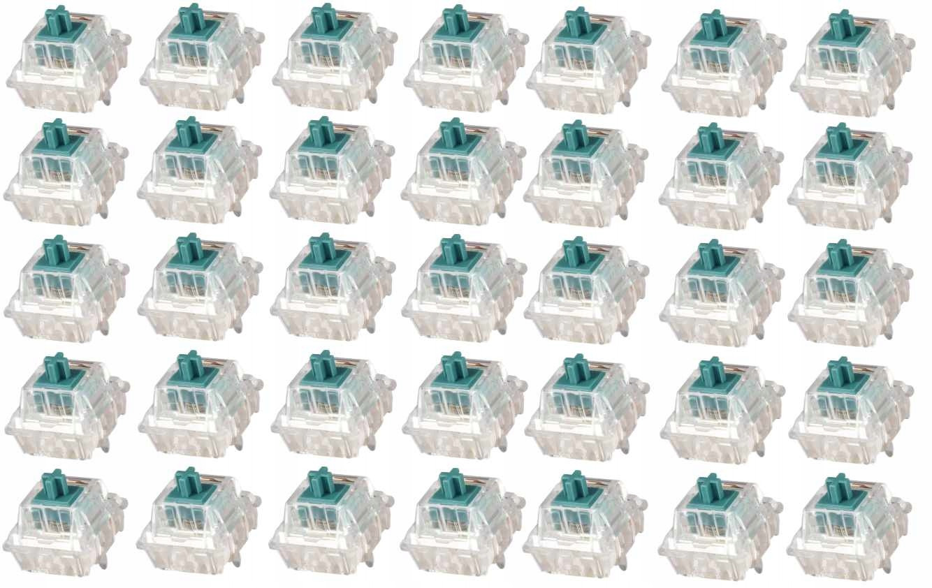 Durock T1 Clear Switch 35ks Spínač pro Mechanickou Klávesnice Tactile