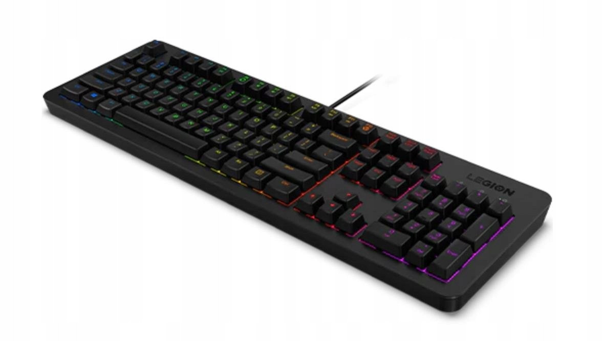 Drátová klávesnice Lenovo Legion K300 Rgb Membránová černá Pro Hráče