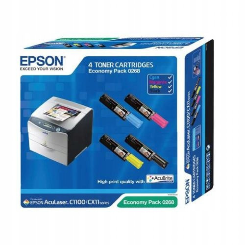 Epson 0268 Economy 4PACK Toner Originální Sada