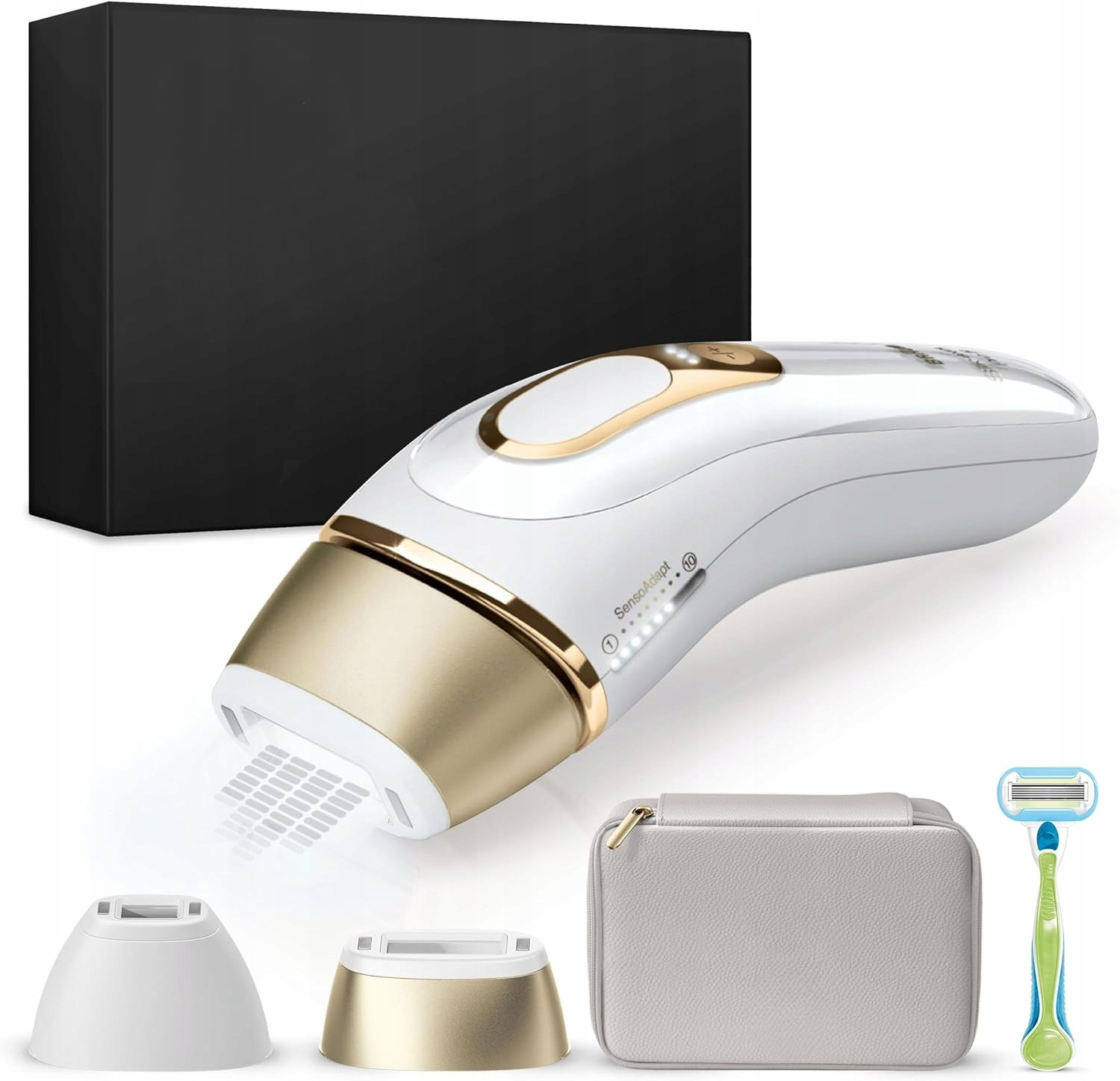 Depilátor Silk Expert Pro 5 S Pulzním Světlem Hlava Sada Braun