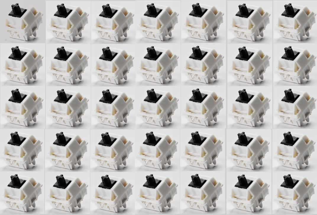 Everglide Dark Jade Switch 35ks Přepínač pro Mechanickou Klávesnice Tac