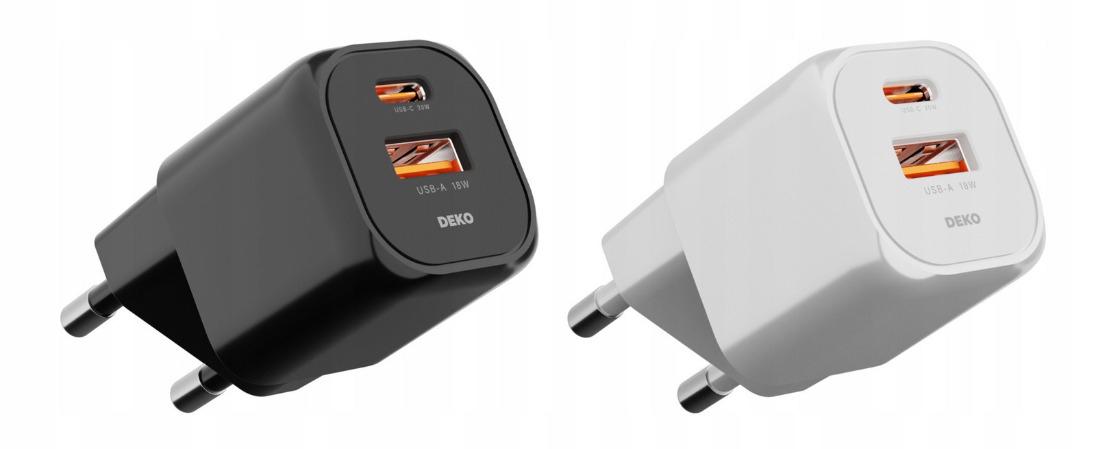 2x Rychlonabíječka Usb C Univerzální 20W 2x Kabel Usb C 100W 2x Pouzdro