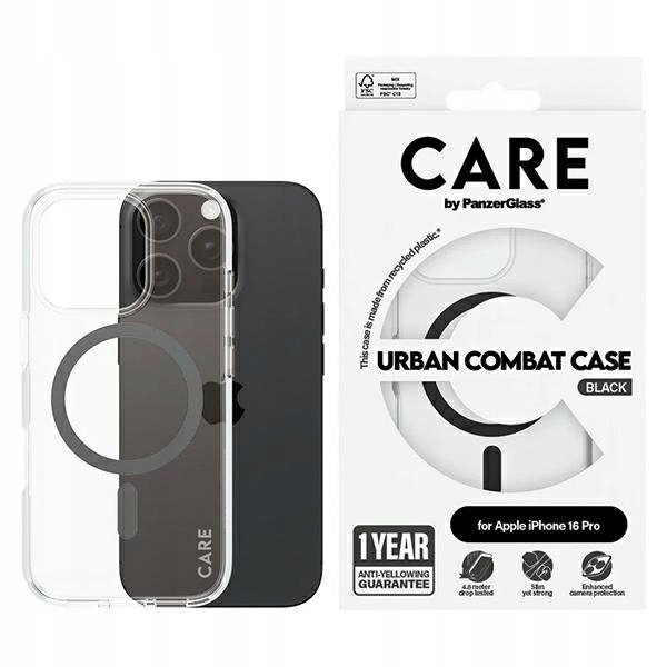 Care by PanzerGlassetui pro iPhone 16 Pro 6,3