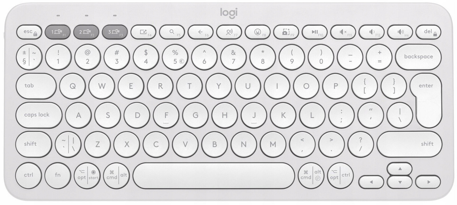 Bluetooth klávesnice Logitech K380 Bluetooth Pl Qwerty Pro Práci Domácí Kanceláře