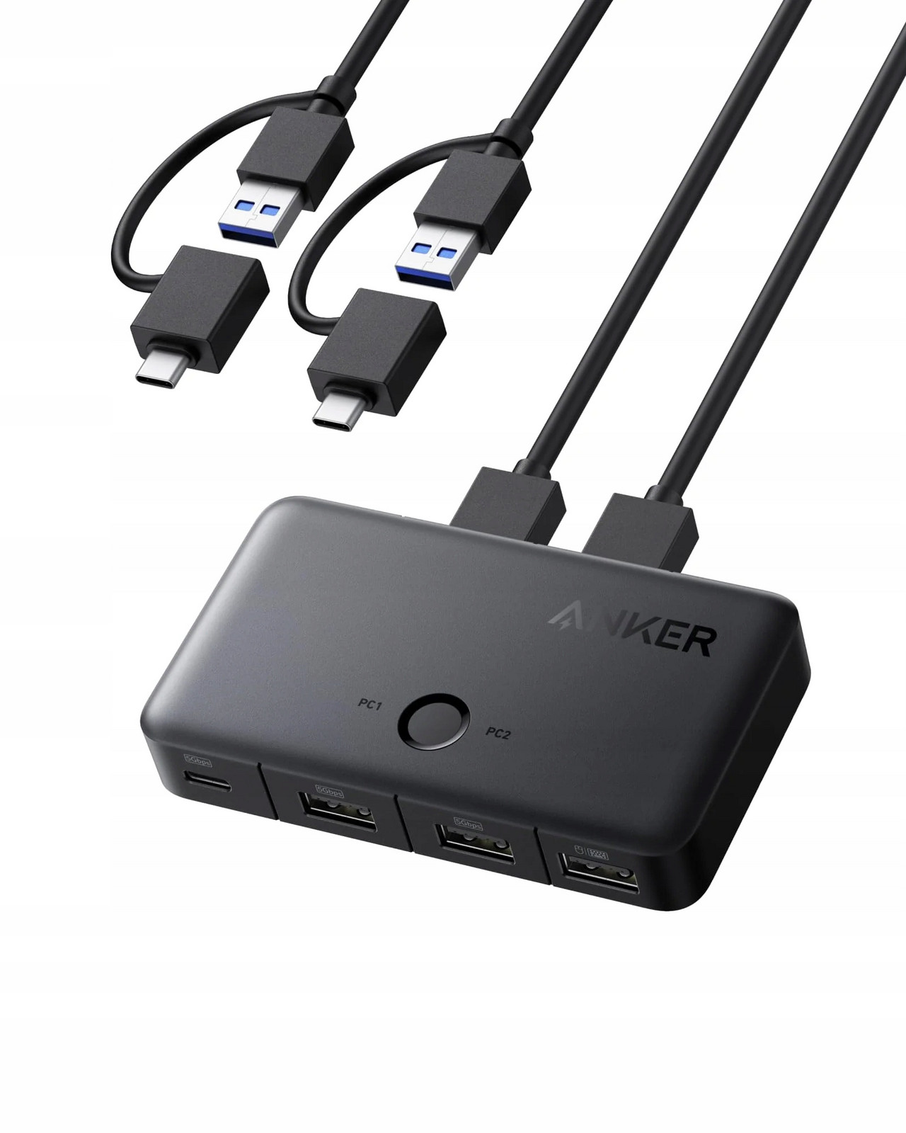 Anker A83K3 Usb 3.0 Switch (5Gbps, pro notebook a Pc)