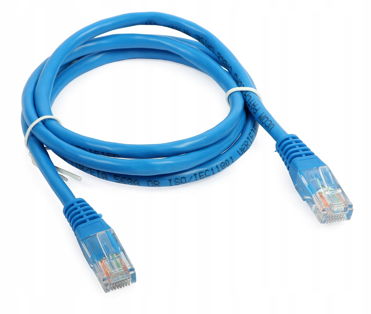 100ks Patchcord U/utp 5e RJ45 RJ45 1m modrý