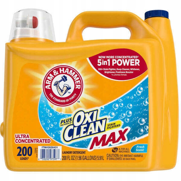 Arm&Hammer Oxi Clean Fresh Scent 5,91 l 200 mytí