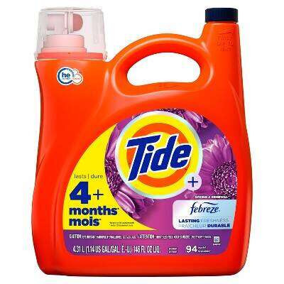 Tide Febreze Freshness Spring Renewal 4,31 l 94 ks.