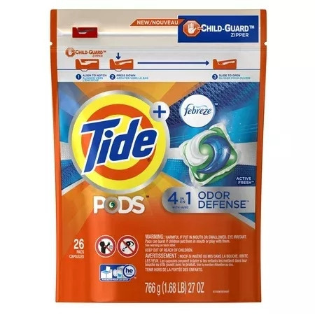 Tide 4v1 Sport Febreze Active Fresh 26 ks