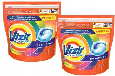 Kapsle Na Praní Vizir Color 2x43 Set 86 Ks