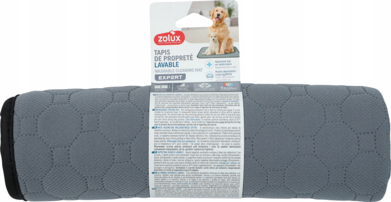 Zolux Opakovaně použitelná hygienická podložka L 90x60 cm