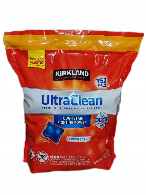 Kirkland Ultra Clean 152 ks Kapsle na praní