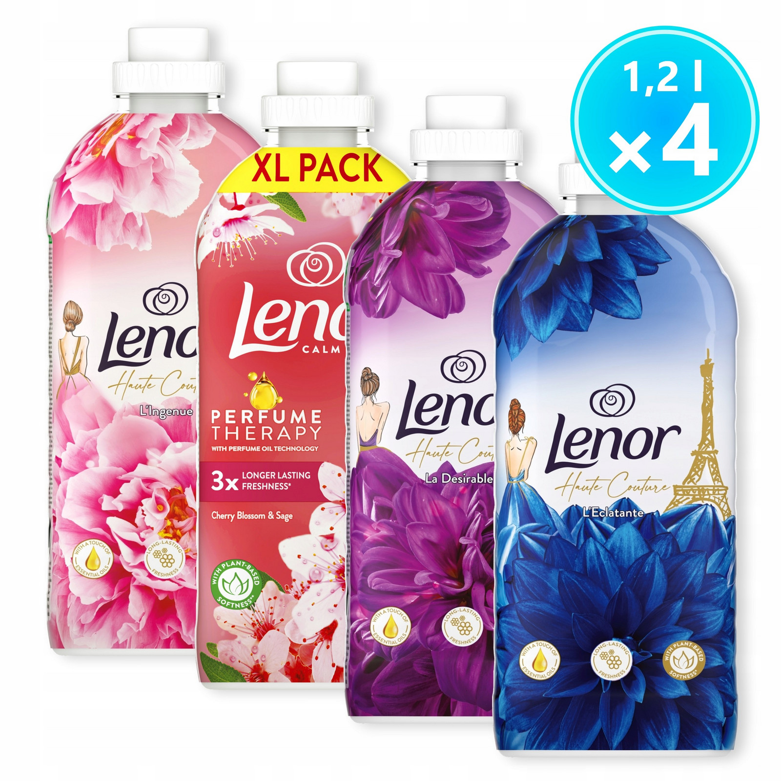 Set Lenor 1,2L 4 Ks Parfume Therapy 4.8l