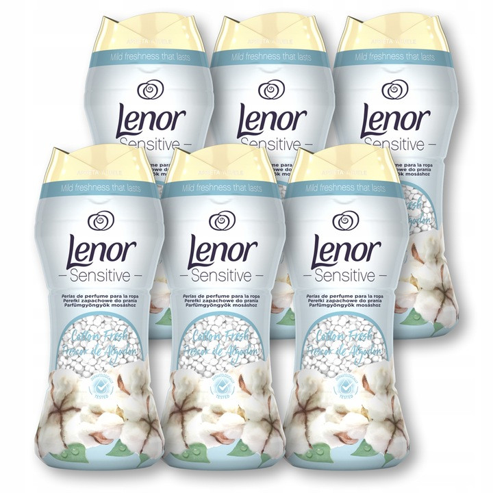 Lenor Cotton Fresh Vonné Perličky Na Praní x6