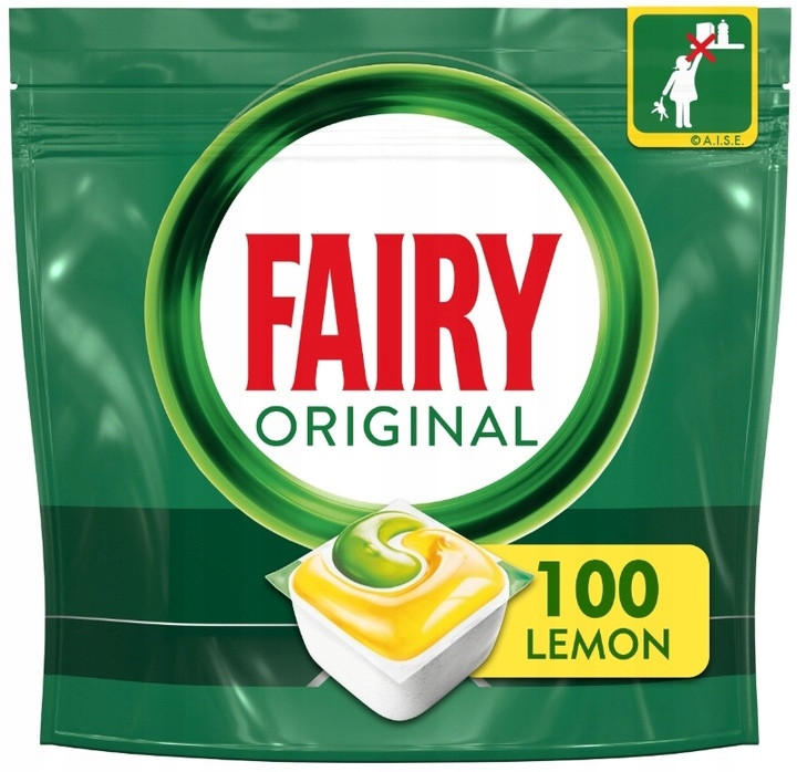 Fairy Original All-in-1 Tablety Myčky 100 Ks Lemon Nové Kapsle