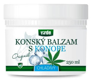 VIRDE Konský balzam s konopou chladivý 250 ml