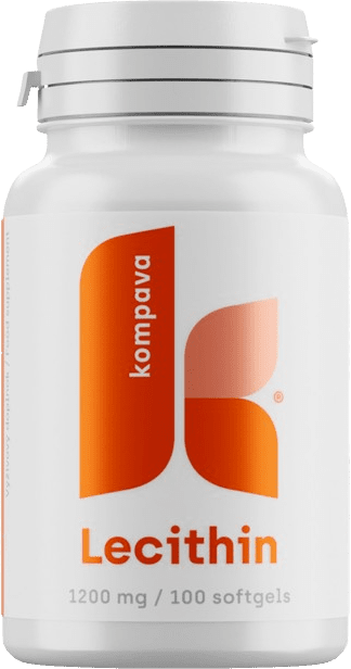 KOMPAVA Lecitín 1200 mg 100 kapsúl