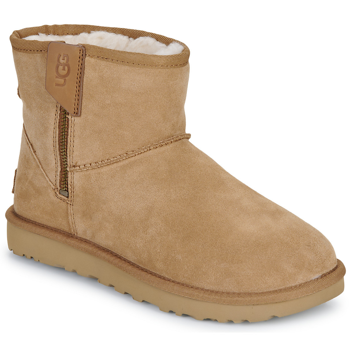 UGG  CLASSIC MINI BAILEY ZIP  Hnědá