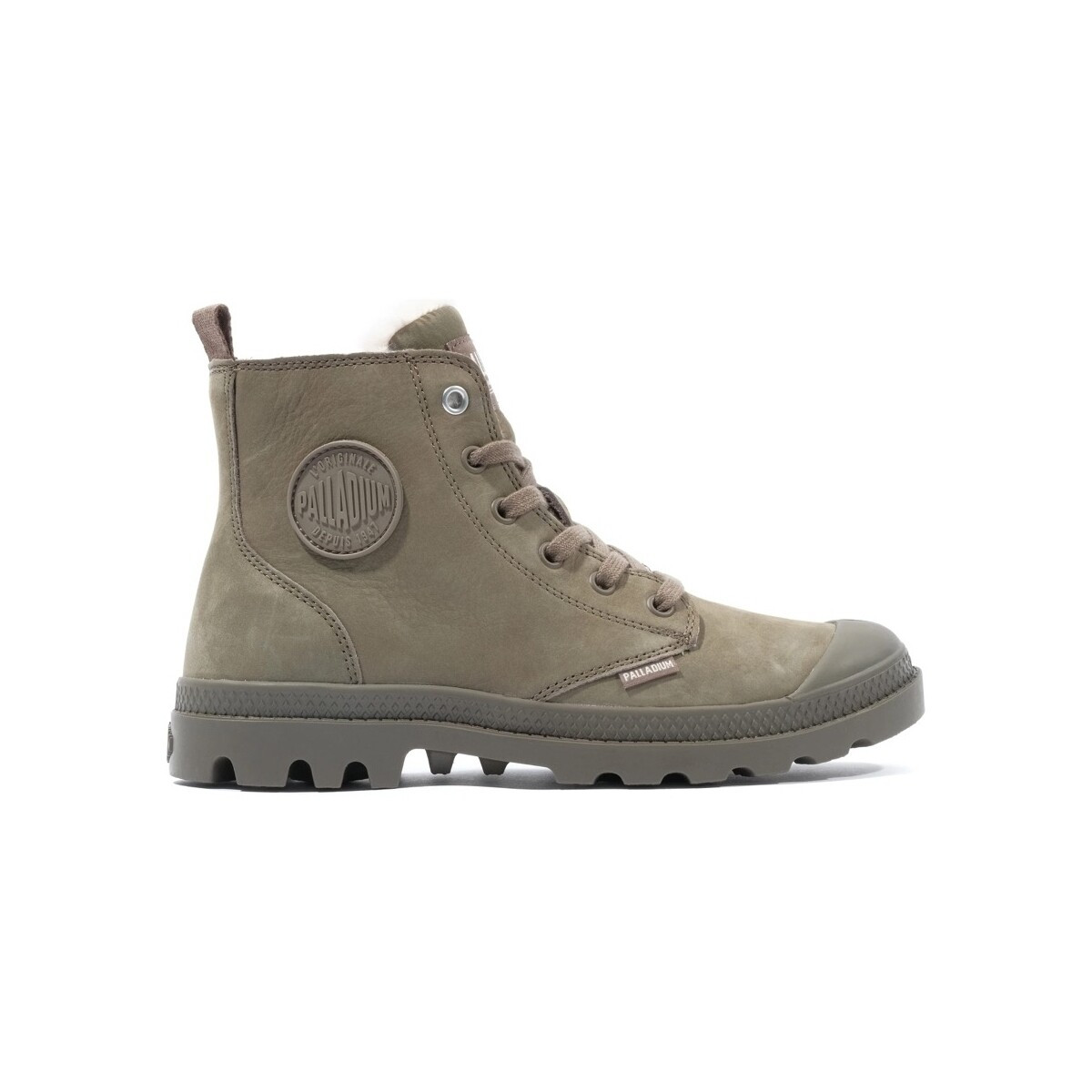 Palladium  Pampa HI Zip Boots - Dusky Green  Zelená