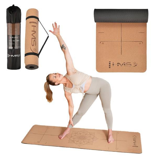 HMS Korková podložka na jógu YM11