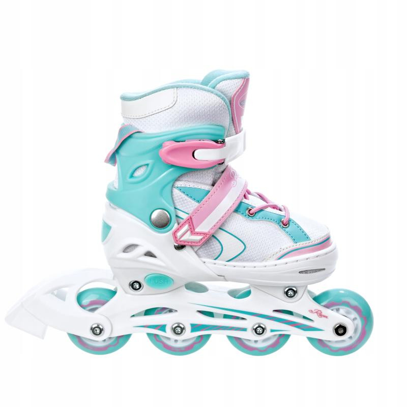 Raven Lia MINT dětské kolečkové brusle s led kolečkem