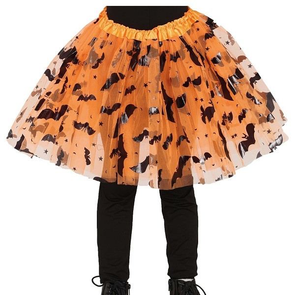 Tutu sukně Halloween oranžová 30 cm