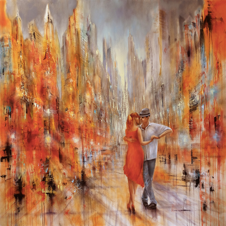 Annette Schmucker Ilustrace Salsa, Annette Schmucker, 40 × 40 cm