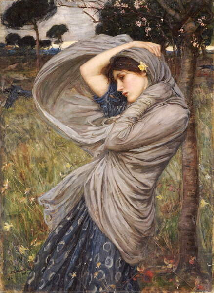 Waterhouse, John William Obrazová reprodukce Boreas, 1903, Waterhouse, John William, 30 × 40 cm