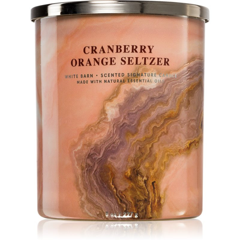 Bath & Body Works Cranberry Orange Seltzer vonná svíčka 227 g