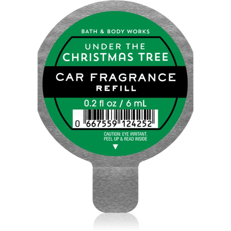 Bath & Body Works Under The Christmas Tree vůně do auta náhradní náplň 6 ml