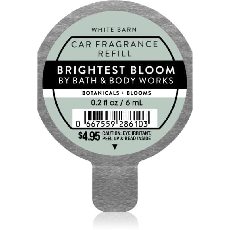 Bath & Body Works Brightest Bloom vůně do auta náhradní náplň 6 ml