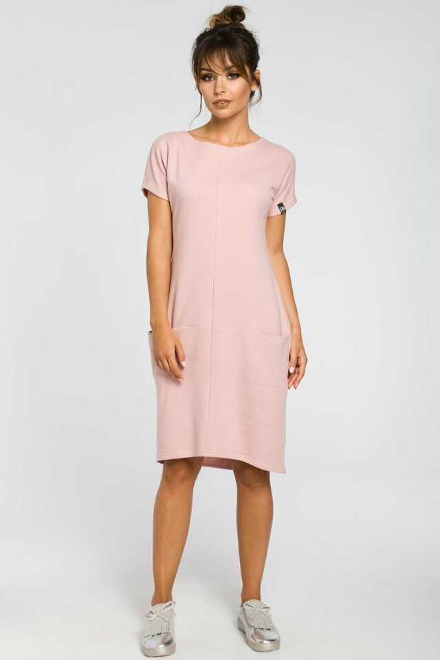 Denní šaty B050 ecru - BeWear - L