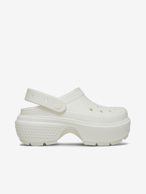 Crocs Stomp Clog Pantofle Bílá