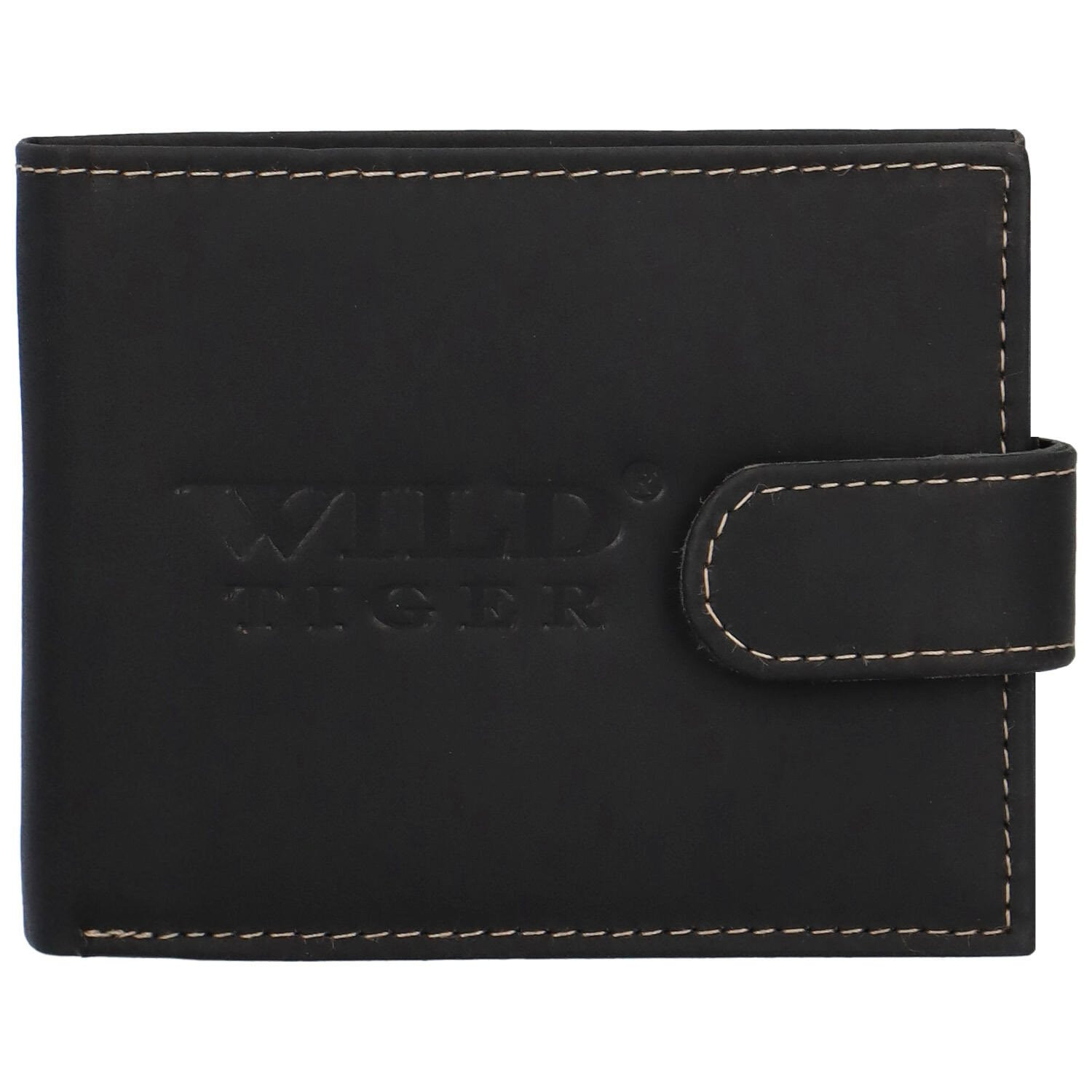 Pánská kožená peněženka Wild Derwan, černá