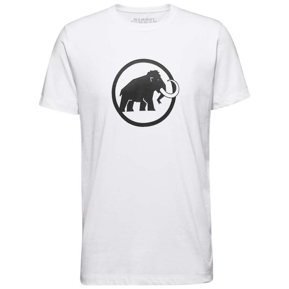 Pánské triko Mammut Core T-Shirt Men Classic Velikost: L / Barva: bílá/černá