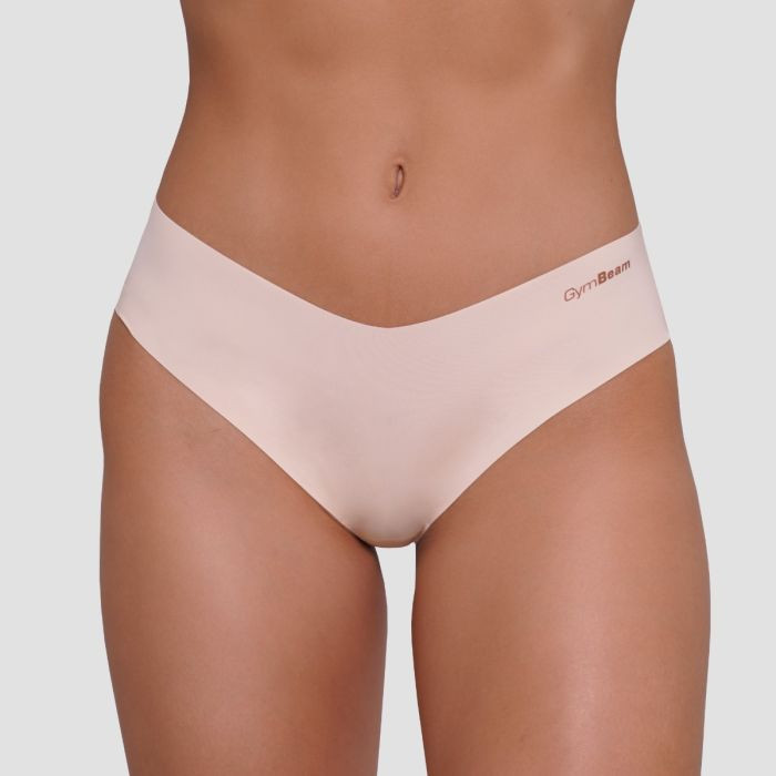 Bezešvé kalhotky Classic 3Pack Beige XXL - GymBeam