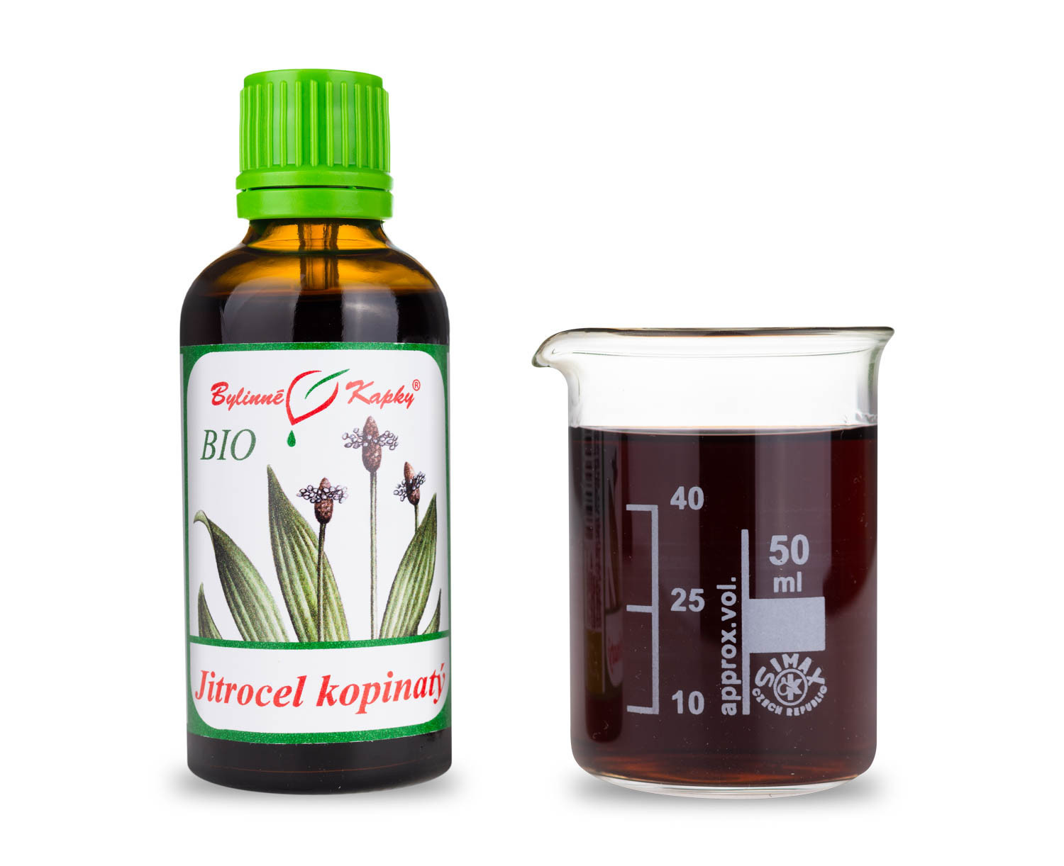 Jitrocel BIO - bylinné kapky (tinktura) 50 ml