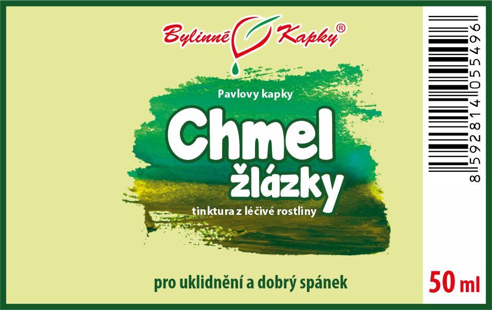 Chmel žlázky - Pavlovy bylinné kapky (tinktura) 50 ml
