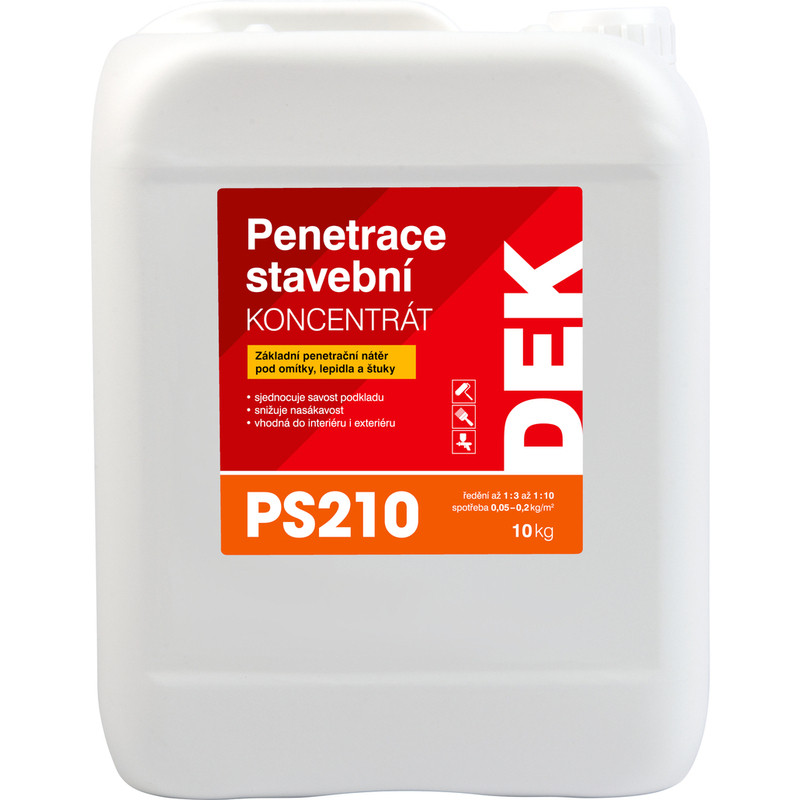 Penetrace koncentrát stavební DEK PS210 , 10 kg