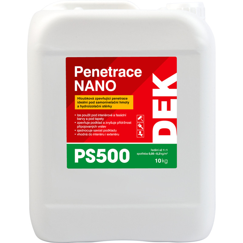 Penetrace stavební DEK NANO PS500 , 10 kg