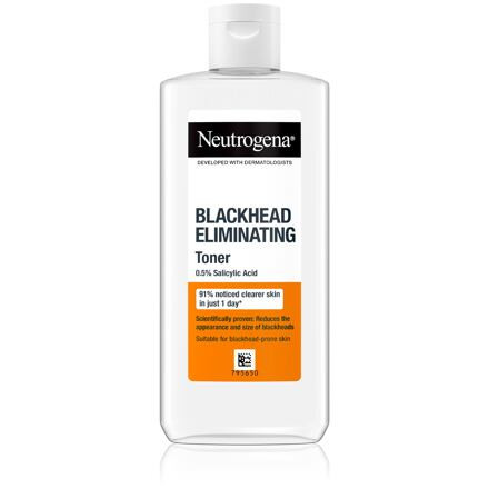 Neutrogena Blackhead Eliminating Toner unisex pleťové tonikum proti černým tečkám 200 ml unisex