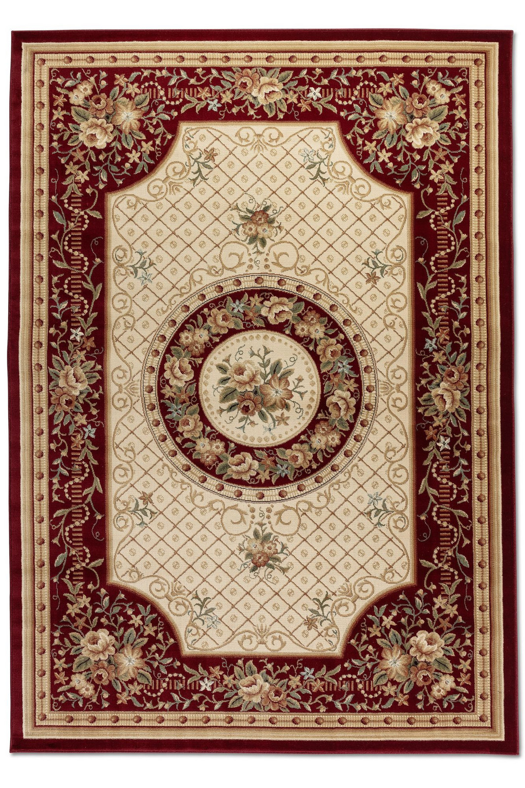 Kusový koberec Herat 105994 Red Cream - 80x120 cm Nouristan - Hanse Home koberce