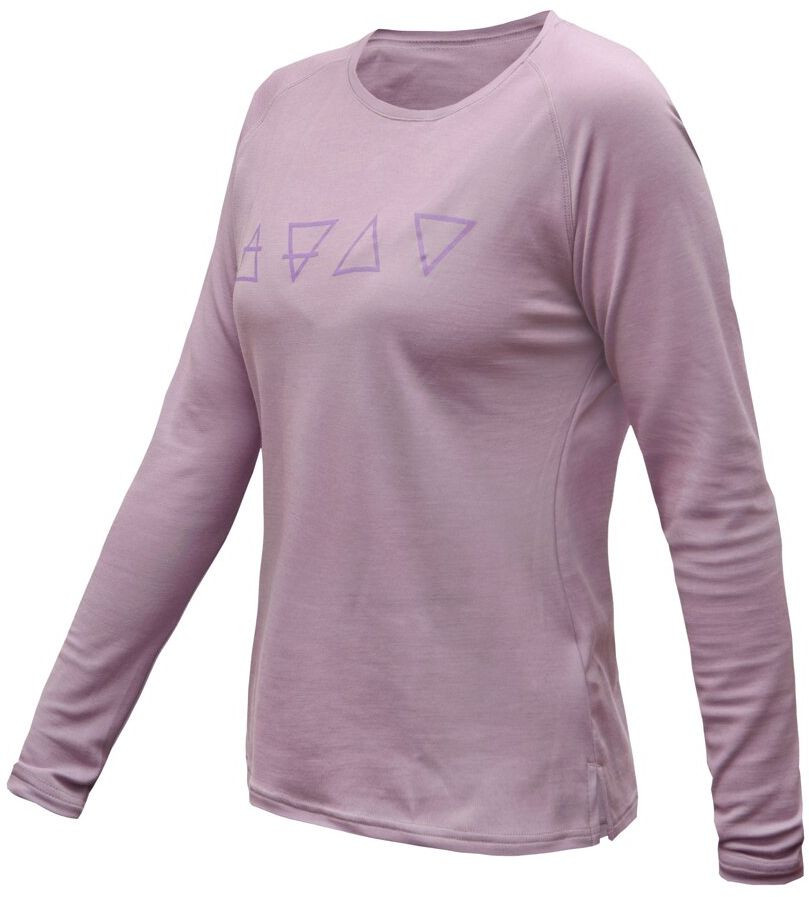 SENSOR MERINO BLEND ELEMENTS dámské triko dl.rukáv mystic violet Velikost: M