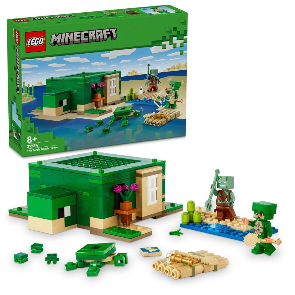 LEGO® Minecraft® 21254 Želví domek na pláži - II. jakost